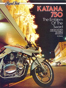 Katana 750 Road Test